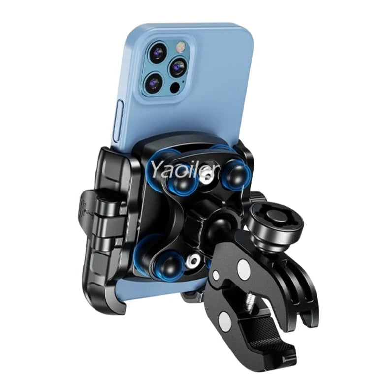 Suporte de Telemóvel para Motas e Bicicletas - Anti-vibração, Rotação 360° Suporte de Telemóvel para Motas e Bicicletas - Anti-vibração, Rotação 360°